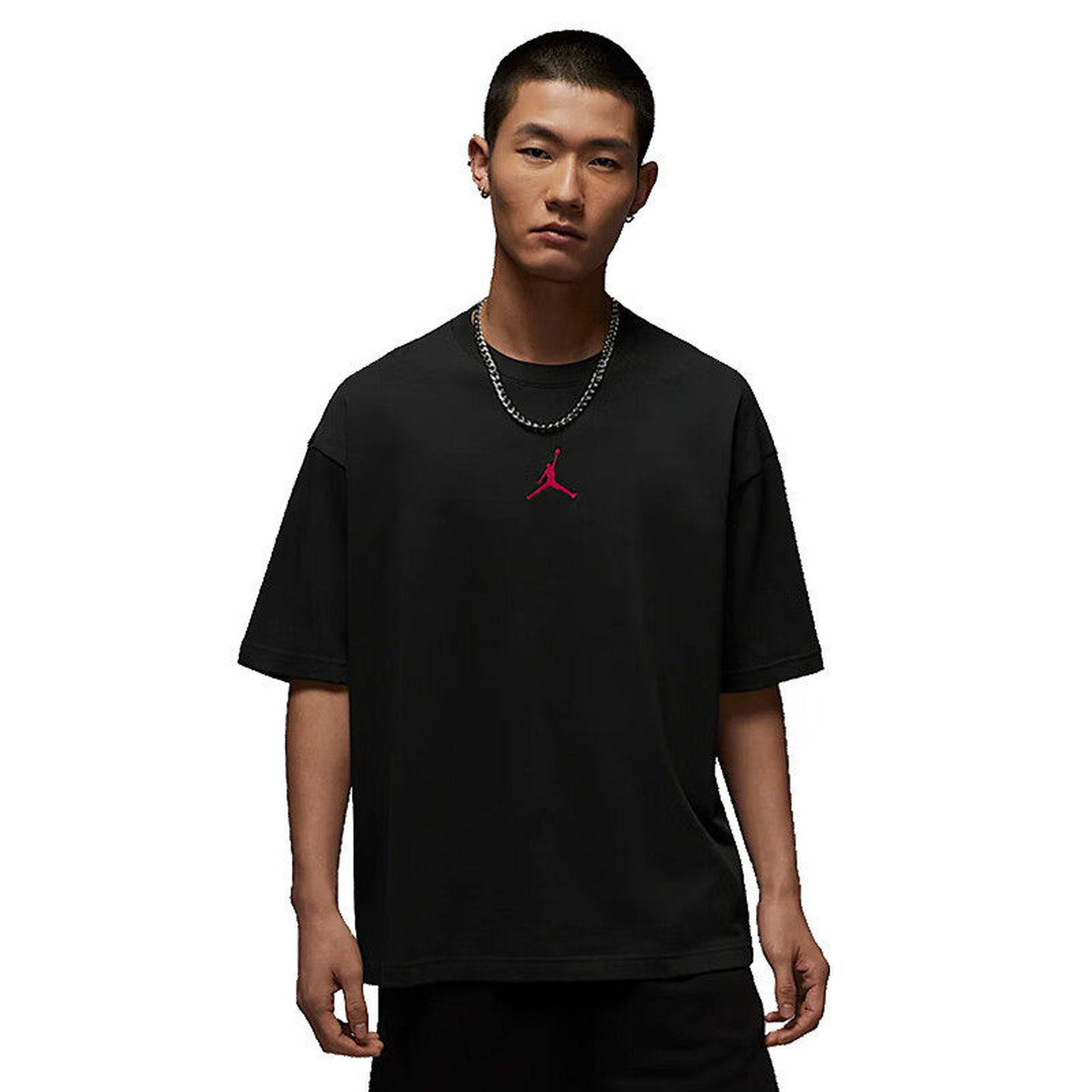 Nike耐克JORDAN乔丹男子OVERSIZE风25新款纯棉运动短袖T恤IH0833,淘宝优惠券,粉丝福利购,淘宝优惠卷