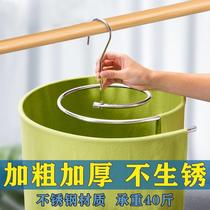 Spiral Swivel Clothes Hanger Round Sunburn God Instrumental Multifunction Balcony Sunbed Linen Shelf Sturdy And Durable