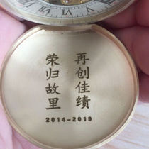 Meffin Fully Automatic Machinery Nostalgia Pure Bronze Men And Women Retro Flip Flops Nostalgia Custom Photo Lettering Necklace Table Ancient