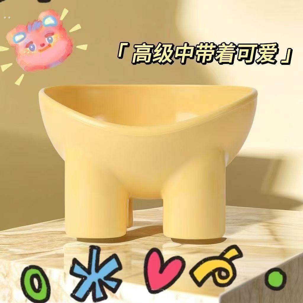 新款宠物碗马卡龙色象腿护颈碗高脚斜口饮水防打翻狗狗碗猫咪饭碗,淘宝优惠券,粉丝福利购,淘宝优惠卷