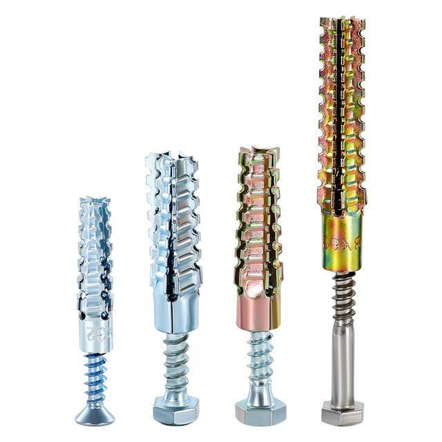 Iron serrated gecko expansion screw metal expansion tube