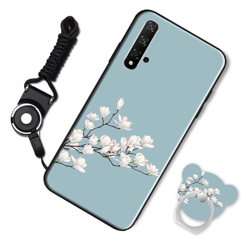 华为荣耀20手机壳honor20男女新款2021全包防摔硅胶软壳yal-al00