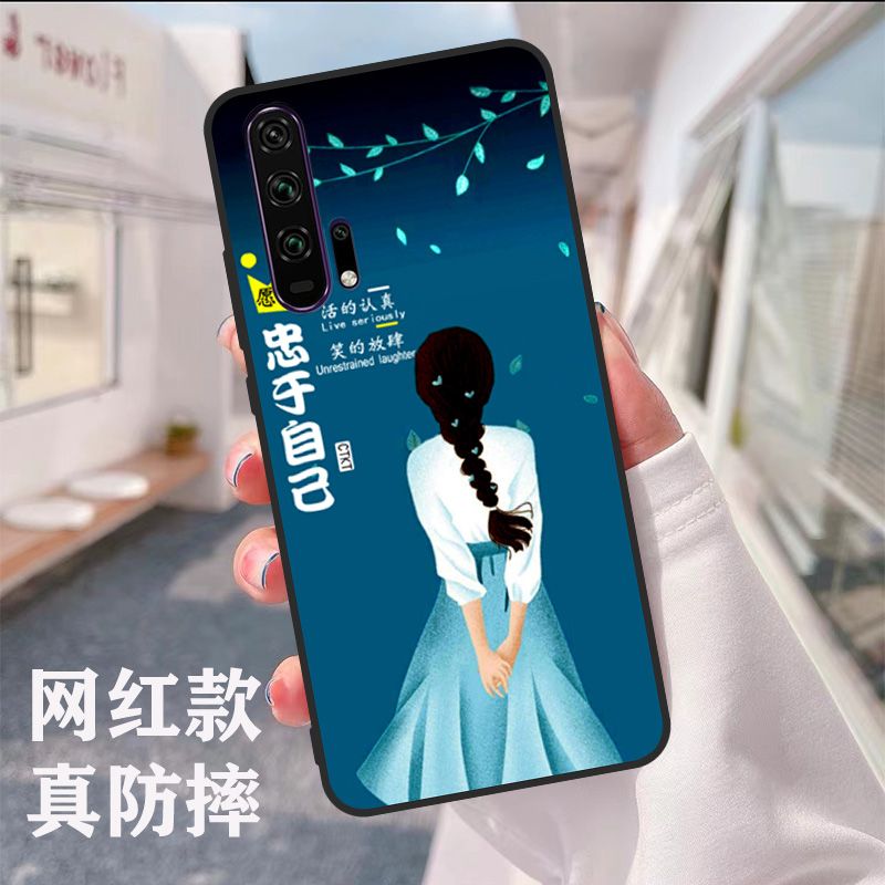 华为荣耀20pro手机壳硅胶男款钢化膜高级感honor20Pro防摔全包小 - 图3