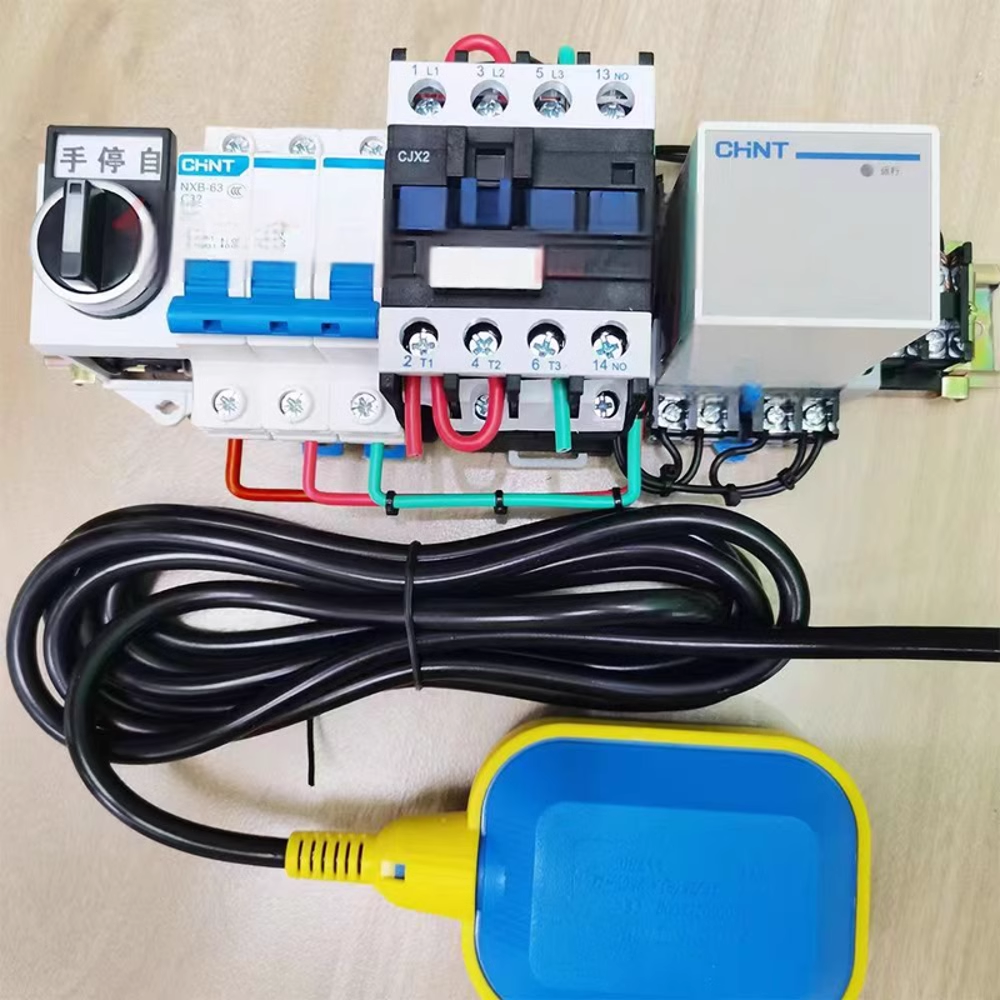 v家用220单相三相水泵控制器配电箱正泰液位仪手自动排污送浮球,淘宝优惠券,粉丝福利购,淘宝优惠卷