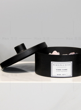 现代简约新中式金属无火晶石扩香器香薰摆件样板房客厅书房