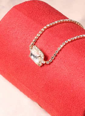 Cross border Retro Ethnic Style Diamond rhinestone Necklace