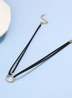 Simple Jewelry Black Necklace Short Choker 欧美饰品颈链项链