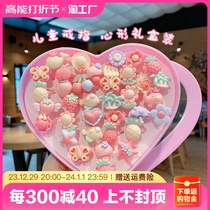 Child Ring Princess Cute Little Girl Diamond Cartoon Jewelry Girl Baby Gift Girl Water Drill Ring Hand Accessories