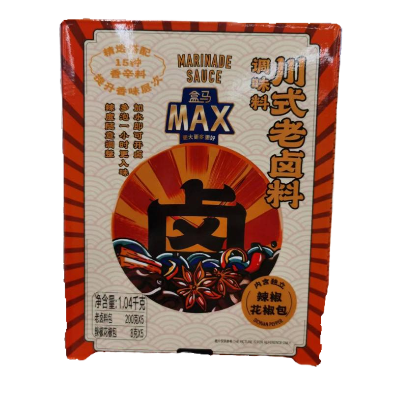 盒马代购MAX川式老卤料调味料1040g/含5份家庭小包装川味卤汁料包 - 图3