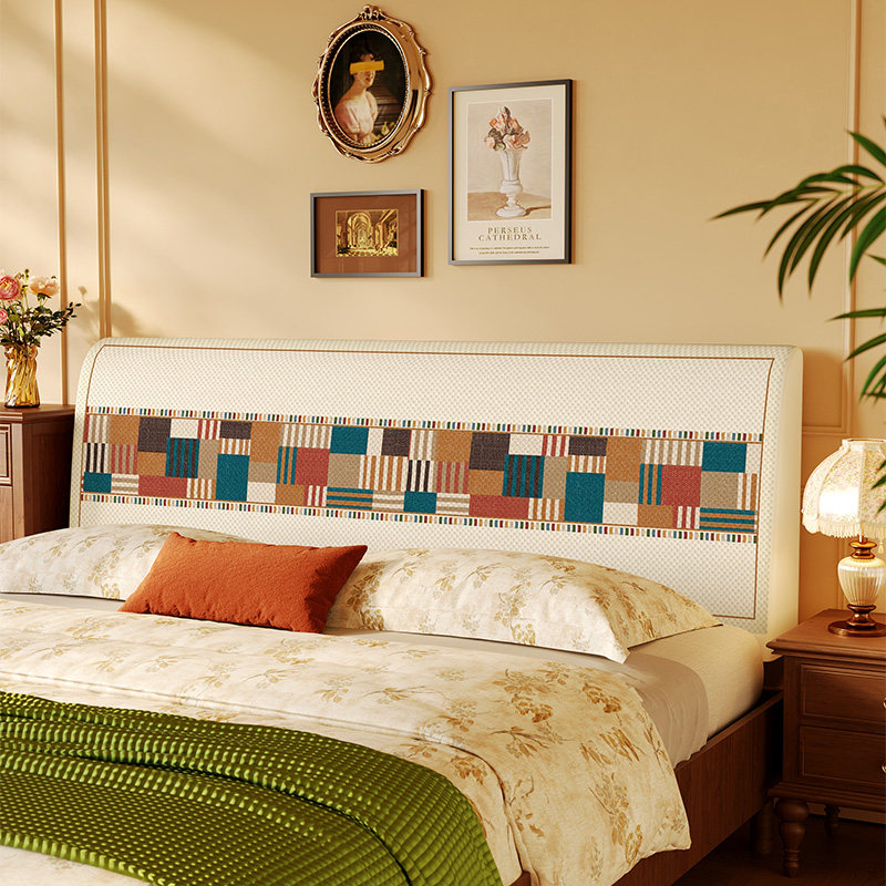 美式高级感床头罩套2025新款四季通用软包靠垫床头套防尘罩全包型,淘宝优惠券,粉丝福利购,淘宝优惠卷