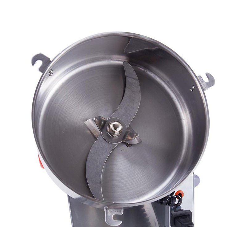 小型打粉碎机中药材粉碎机商用五谷磨粉机打粉机研磨机家用钢磨