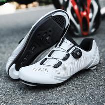 Crown Professional New Riding Shoes Lock Shoes No Lock Shoes Mountain Bike Moped Moped Shoes Bike Shoes Rubber Bottom Hard Bottom