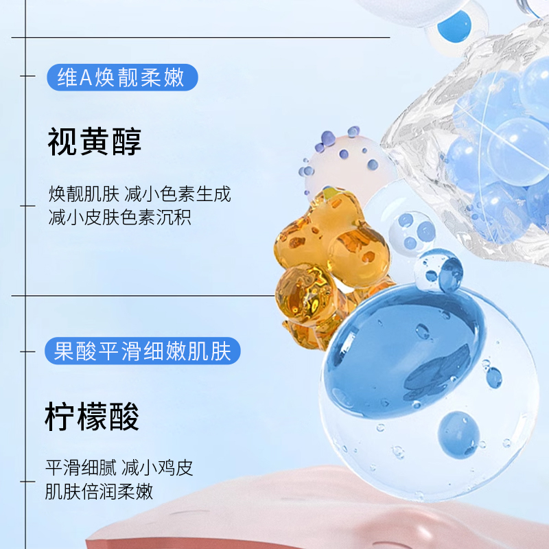 臻羞维a果酸身体净化素去鸡皮滋润保湿身体乳女官方旗舰店正品