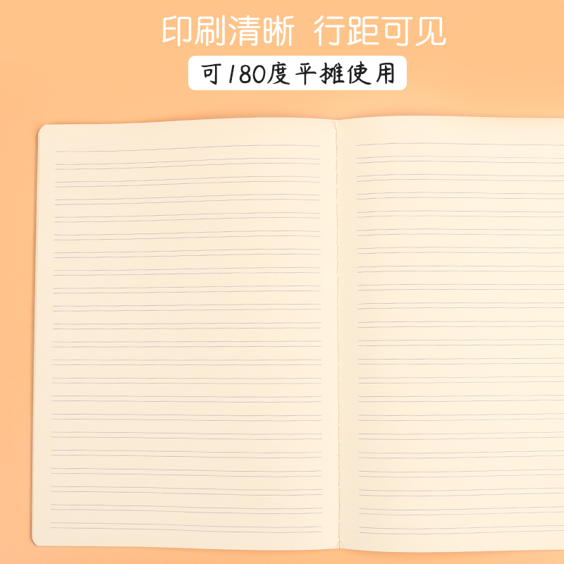 统一标准高中初中小学生用双行本写字作文错题读书笔记单行语文数学英语生物理化学科目本子b516k练习簿批发 - 图1