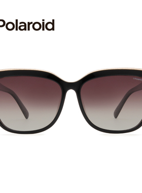Polaroid宝丽来太阳镜墨镜时尚个性猫眼女大框遮脸防晒眼镜4029FS