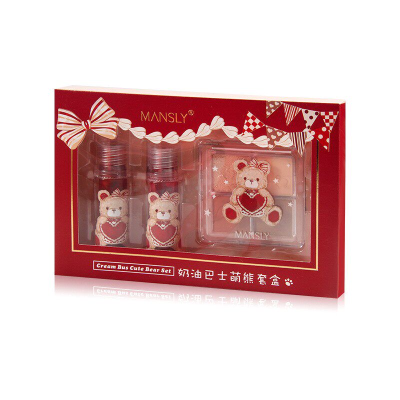 彩妆套装正品一套四色唇釉全套眼影 beyourgirlfriend彩妆套装