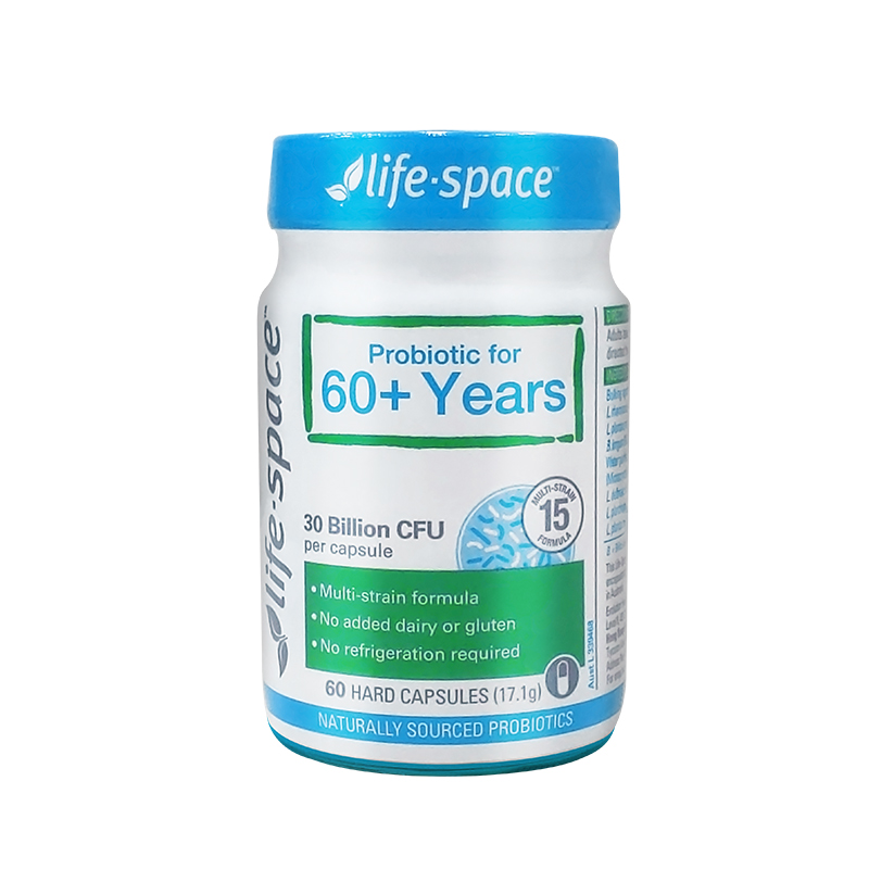 Lifespace老人益生菌港版胶囊60+养胃助消化肠道调理送父母长辈