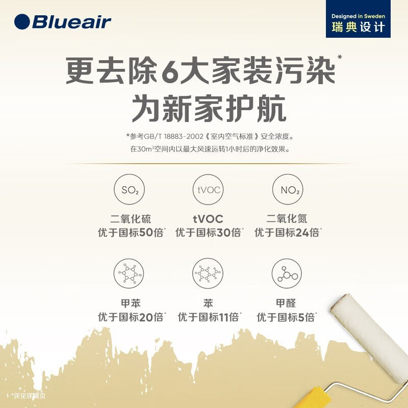 布鲁雅尔（Blueair）空气净化器7310iF/7340iF除甲醛除过敏原除菌 - 图3