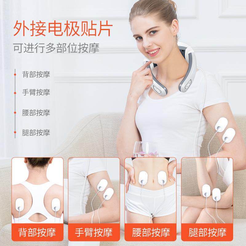 茗振颈椎按摩仪多功能家用智能语音脉冲热敷护颈仪脖子颈部按摩器,淘宝优惠券,粉丝福利购,淘宝优惠卷
