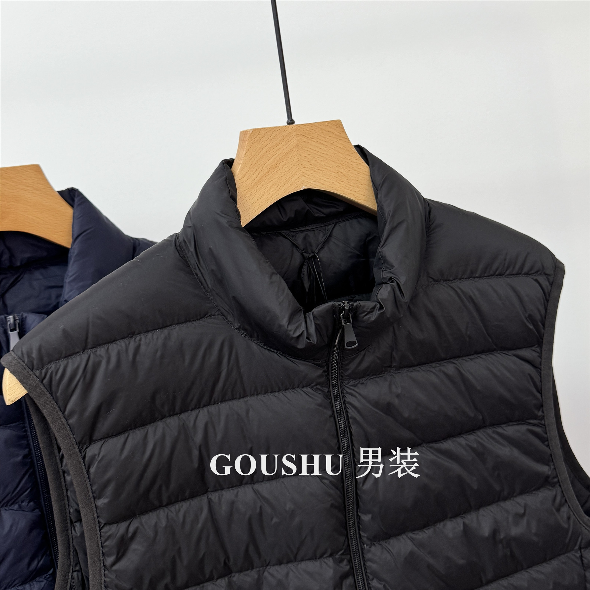 专柜轻薄款内胆90白鸭绒羽绒马甲男士冬季保暖羽绒背心男坎肩马夹,淘宝优惠券,粉丝福利购,淘宝优惠卷