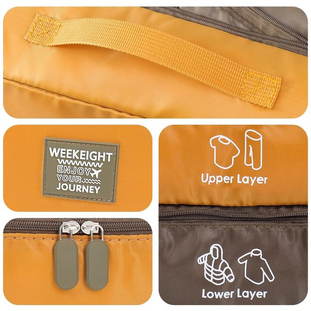 Travel clothing compressible underwear packing compression bag