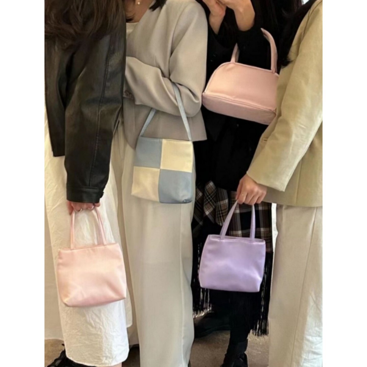 新年红色丝绸包真丝手提包Jennie宅女同款hai手拎单肩手机小方包,淘宝优惠券,粉丝福利购,淘宝优惠卷