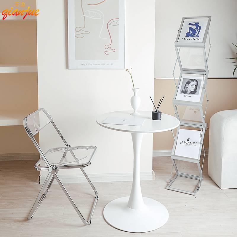 Nordic Minimalist Wind Vertical Magazine Shelf Straight Podcast Room Bookstand Han Style Home Decoration Photo Photographic Props