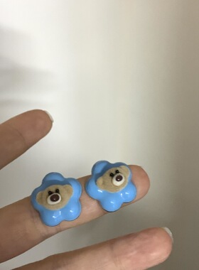 甜美海蓝宝花朵吊坠珠链项链