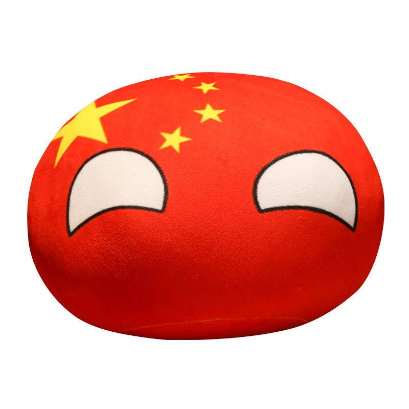 波兰球大号二次元可爱动漫玩偶娃娃毛绒玩具卡通国家团子抱枕公仔_虎窝淘