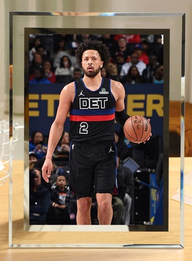 坎宁安NBA水晶玻璃相框生日礼物