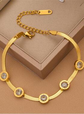 韩版波西米亚钛钢不掉色手链女手饰 Titanium Bracelet women