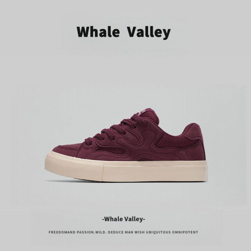 Whale Valley男鞋外贸高品质美式复古板鞋秋季新款百搭运动休闲鞋,淘宝优惠券,粉丝福利购,淘宝优惠卷