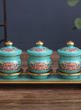 速发供水杯供佛杯圣水音供奉莲悲水供杯贡杯观杯财神大花