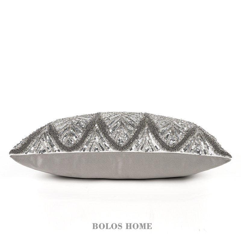 柏洛斯法式blig“日进斗金”手工钉珠奢华酒店别墅客厅沙发靠腰枕,淘宝优惠券,粉丝福利购,淘宝优惠卷