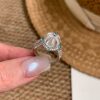 Cool and sparkling pumpkin ring for women, exquisite and beautiful ring, niche design, high-end 2026 new hand jewelry