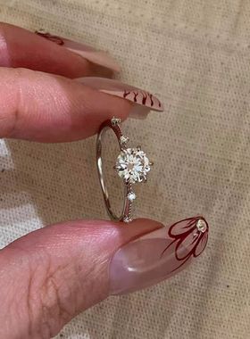 清冷感法式珍珠重工宽面戒指高级小众设计感韩系精致轻奢食指戒