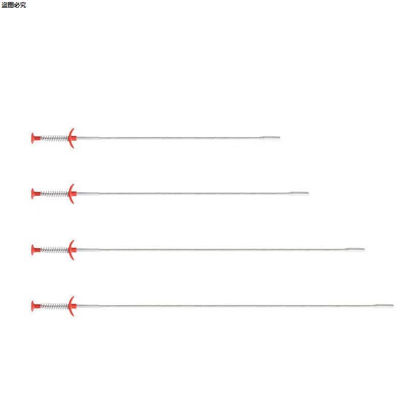 通下水道疏通器夹头发清理管道堵塞厕所地漏厨房马桶工具 - 图3