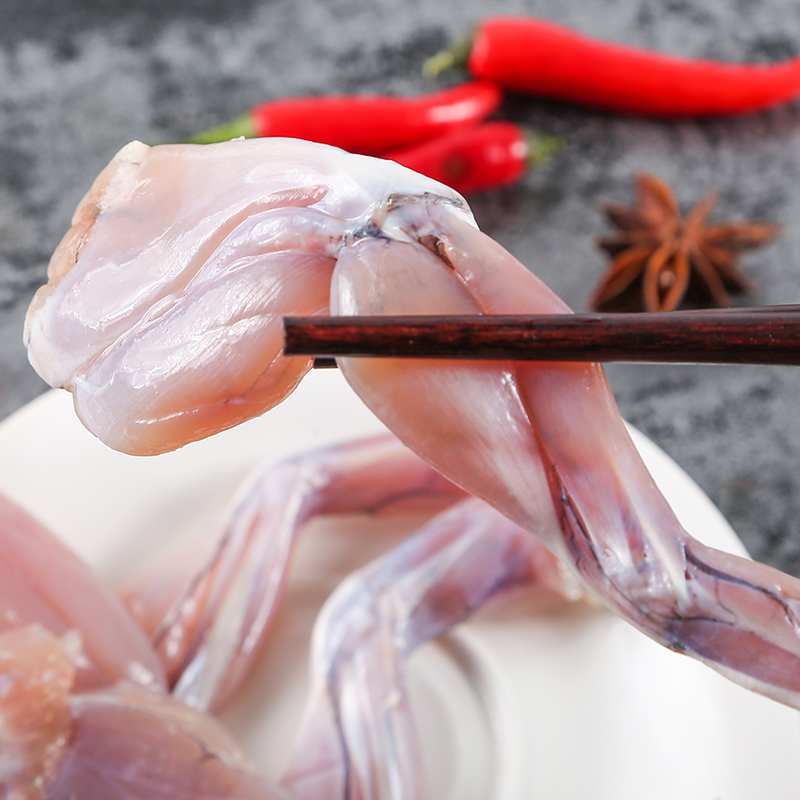 半成品商用青蛙肉餐饮火锅烧烤食材无冰衣牛蛙新鲜冷冻田鸡牛蛙腿 - 图1