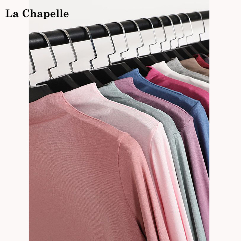 多个款式【拉夏贝尔】新款半高领长袖
