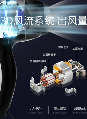 德国斯特朗理发店发廊大功率速干