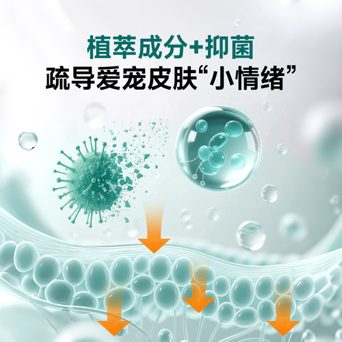 宠莱克狗狗皮肤喷剂宠物外用狗癣瘙痒喷雾猫咪猫藓止痒抑菌喷雾 - 图3