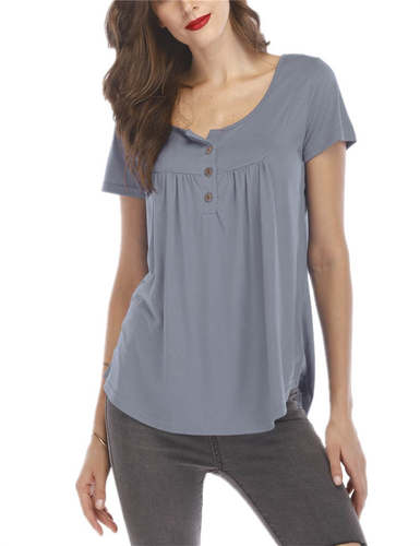 Summer T-shirts for plus size fat Tee Tops Clothes Women上衣 - 图2