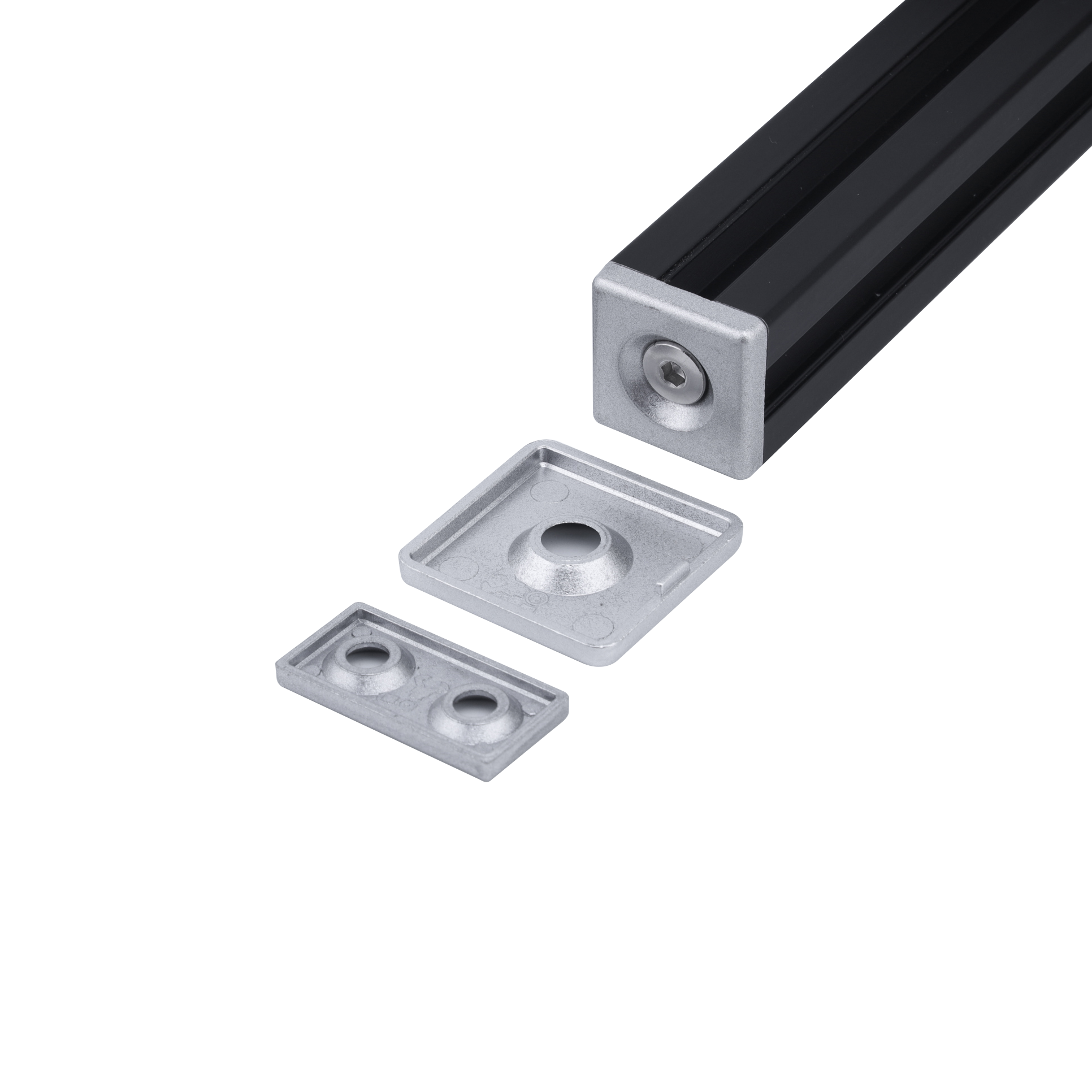 铝型材金属封盖堵头2020、3030、4040铝合金端盖铝材盖子压铸盖板,淘宝优惠券,粉丝福利购,淘宝优惠卷