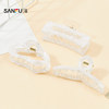 Sanfu grab clip plate solid color grab clip versatile daily personalized hair accessories headwear accessories hair clip shark clip 842495