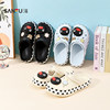 Sanfu Pingu Women's Croc Shoes Cute Decorative Daily Use Home Slippers 858697