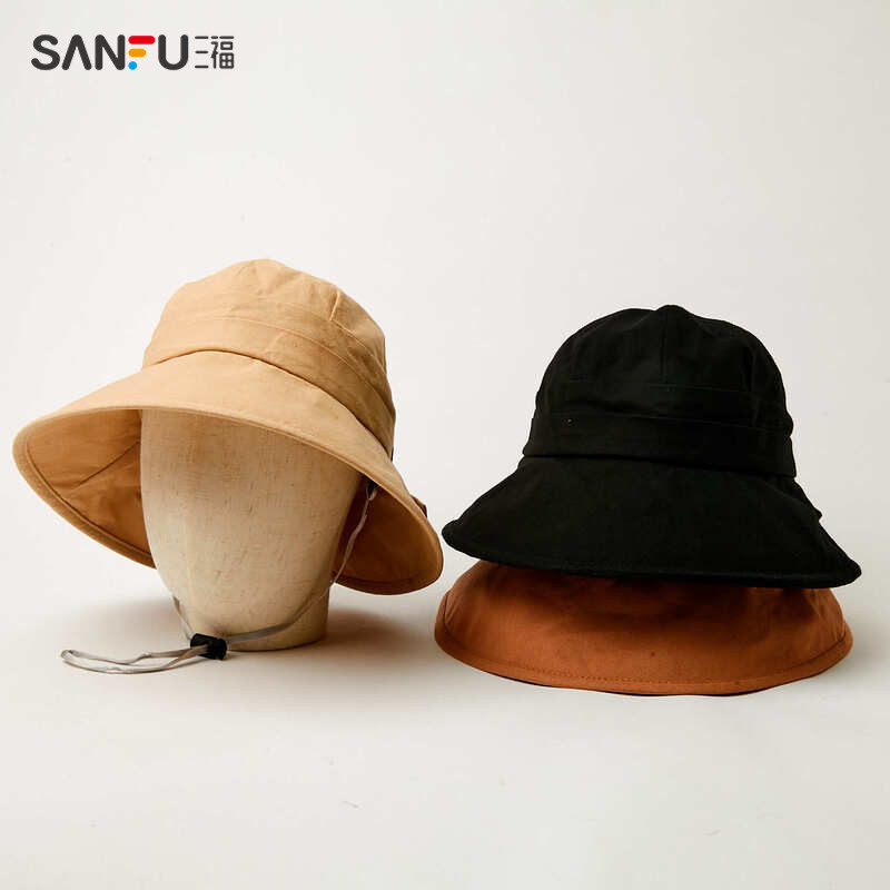 三福淑女圆顶蝴蝶结简约易搭配礼帽 sanfu服饰帽子