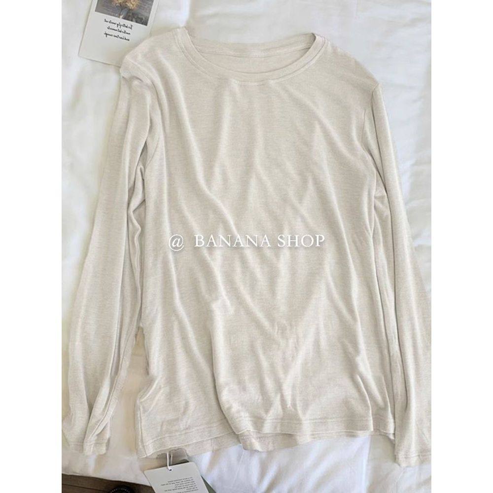 秋冬新款莱赛尔天丝羊毛圆领长袖T恤新款基础百搭纯色针织打底衫,淘宝优惠券,粉丝福利购,淘宝优惠卷