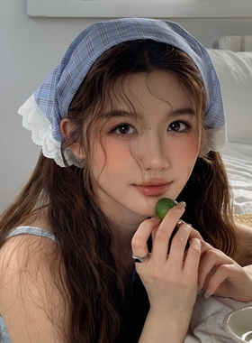 三角巾头巾(绑发法式女