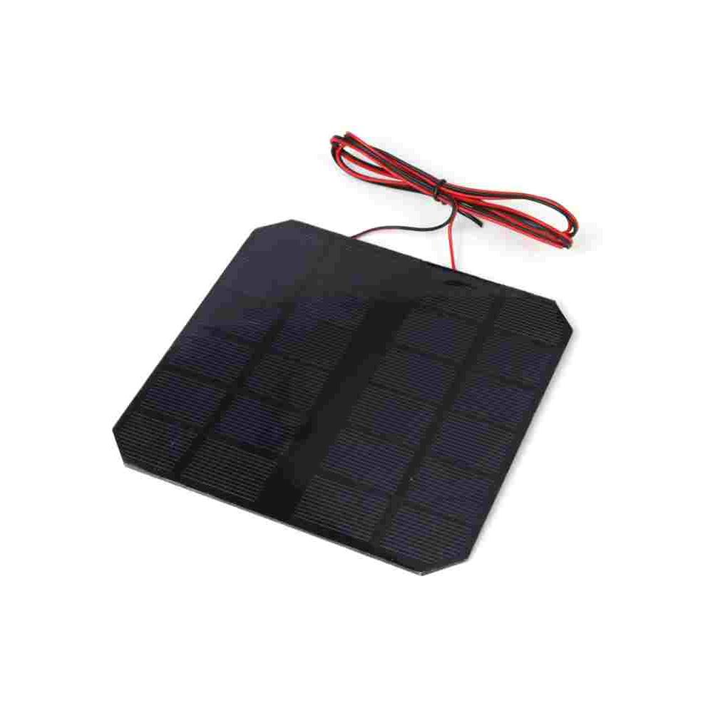 带线3W 6V 500mA太阳能板单晶硅光伏电池板充电器电源LED灯发电 - 图3