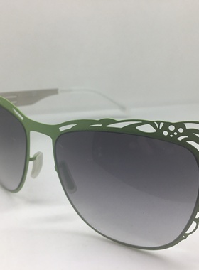 无螺丝AC!BERLIN Model Fubulosity 绿色镂空大框太阳镜墨镜